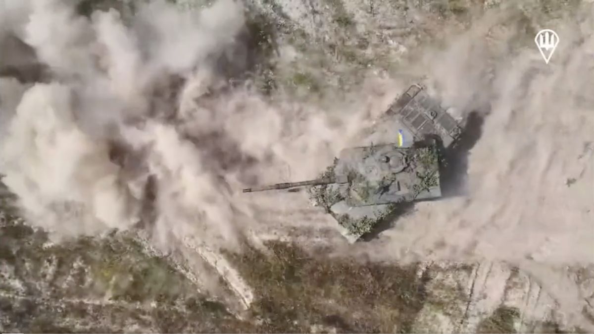 Video: Ukrajinci přišli o první tank Challenger 2